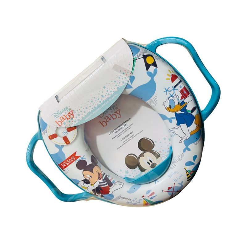DISNEY - Asiento Adaptador de Inodoro con Asa Disney Mickey