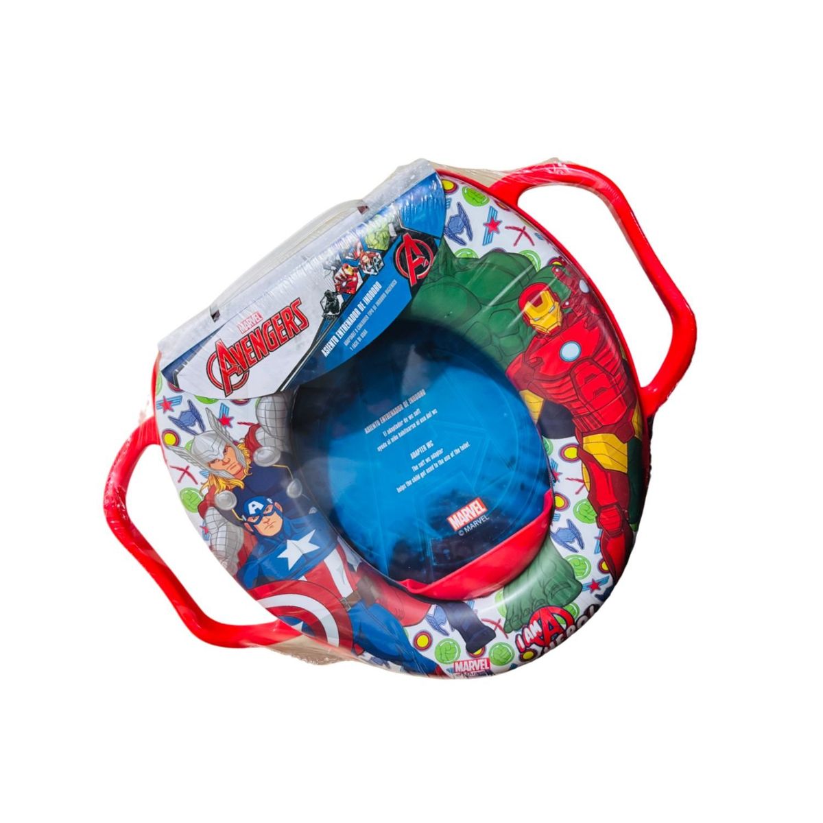DISNEY - Asiento Adaptador de Inodoro con Asa Marvel Avengers
