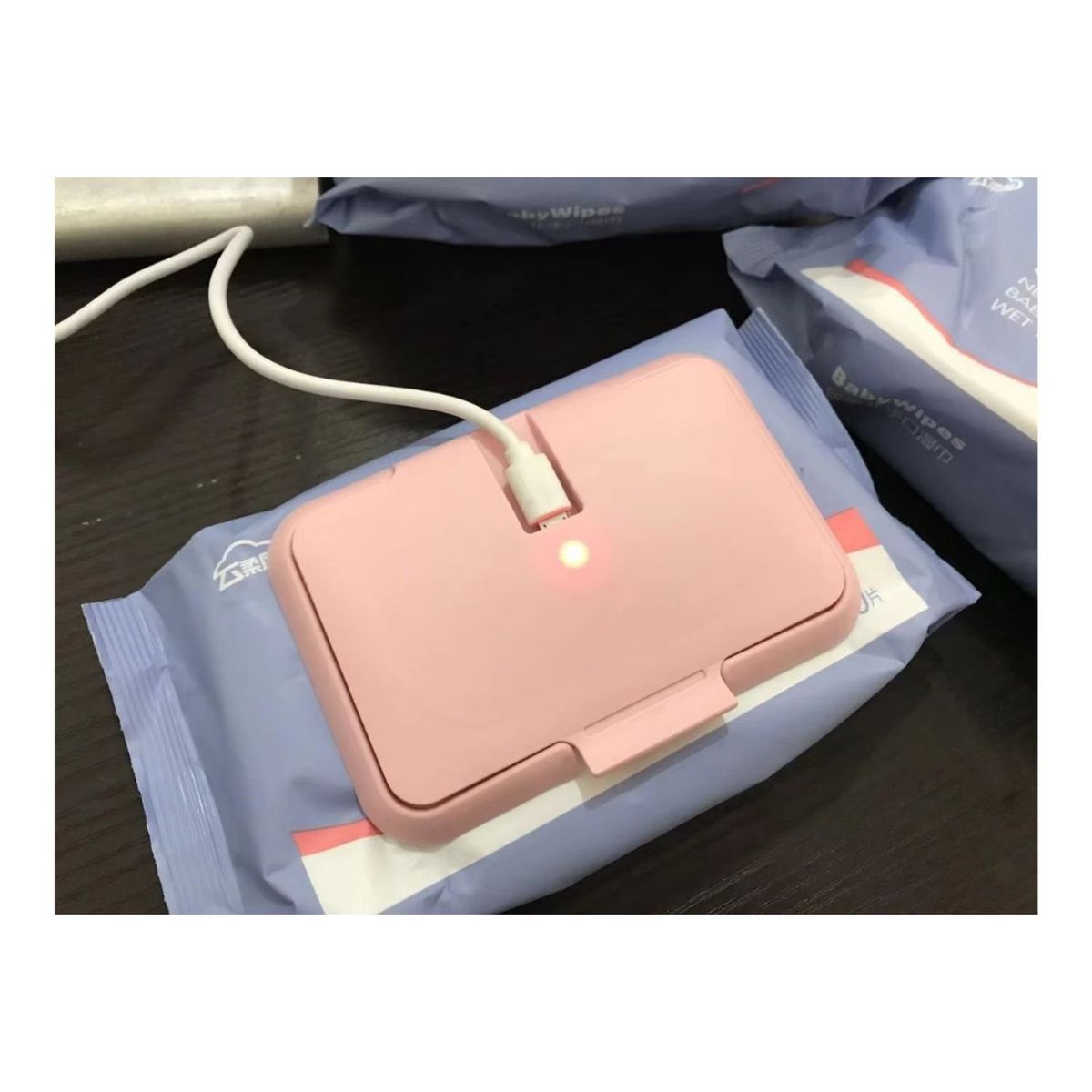 GENERICO - Calentador Toallitas Pañitos Rosado