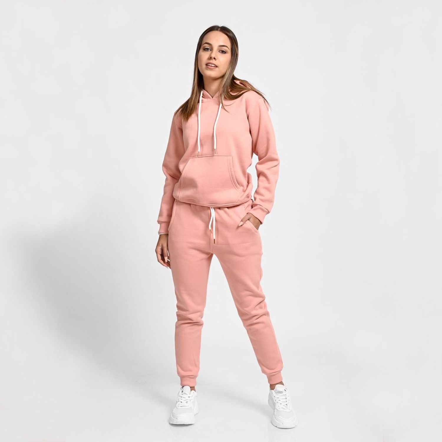 Buzo Jogger Jogger Rosa Hombre Conjunto Buzo Afranelado Polera Y
