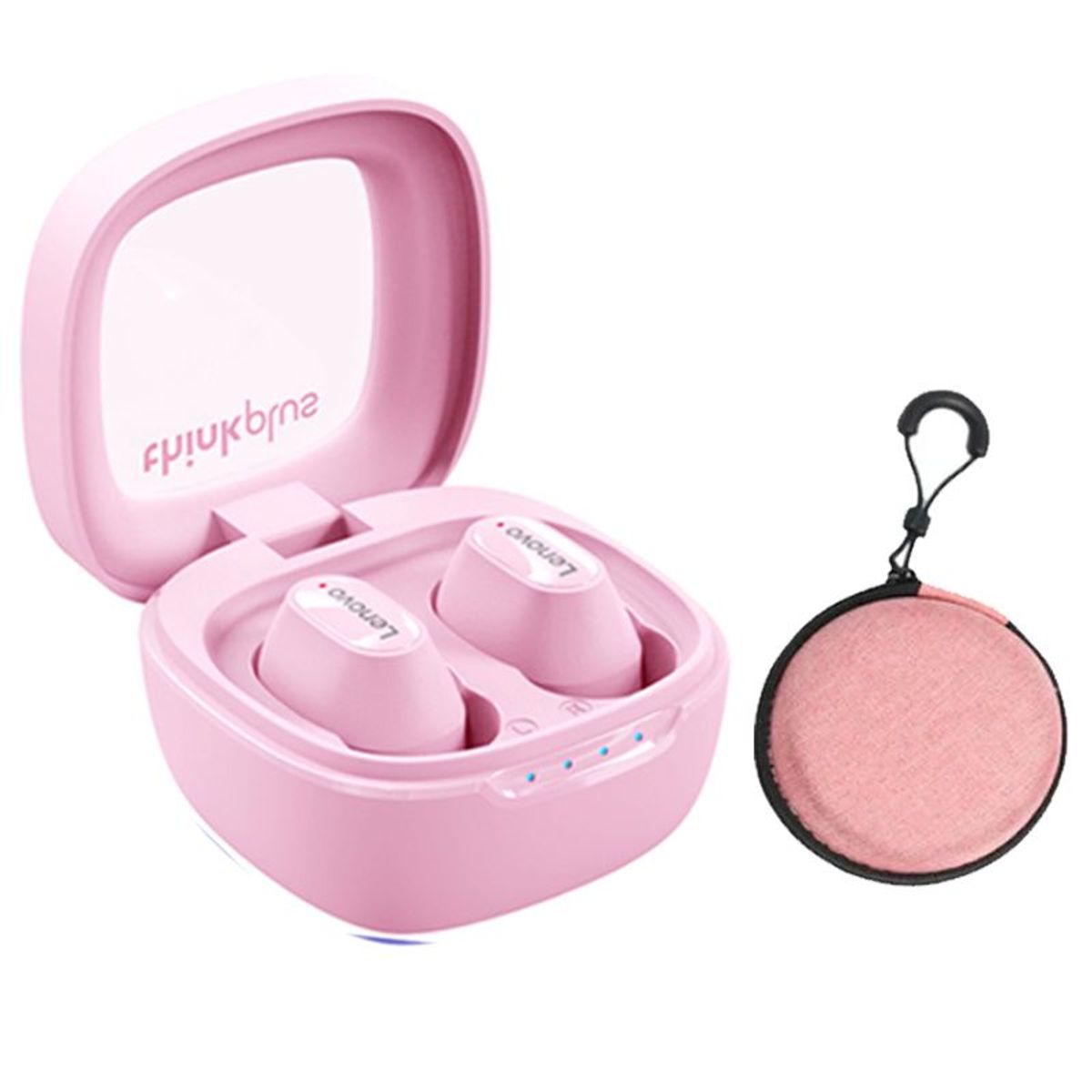 LENOVO - Lenovo XT62 De Auriculares-Rosa y storage box-Rosa