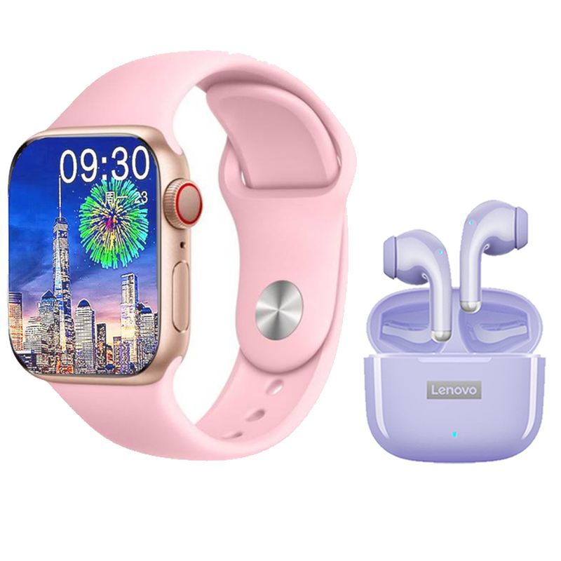 LENOVO - Audífonos Lenovo LP40 Pro-Morado Tws y Toumi Watch S9 Pro-P