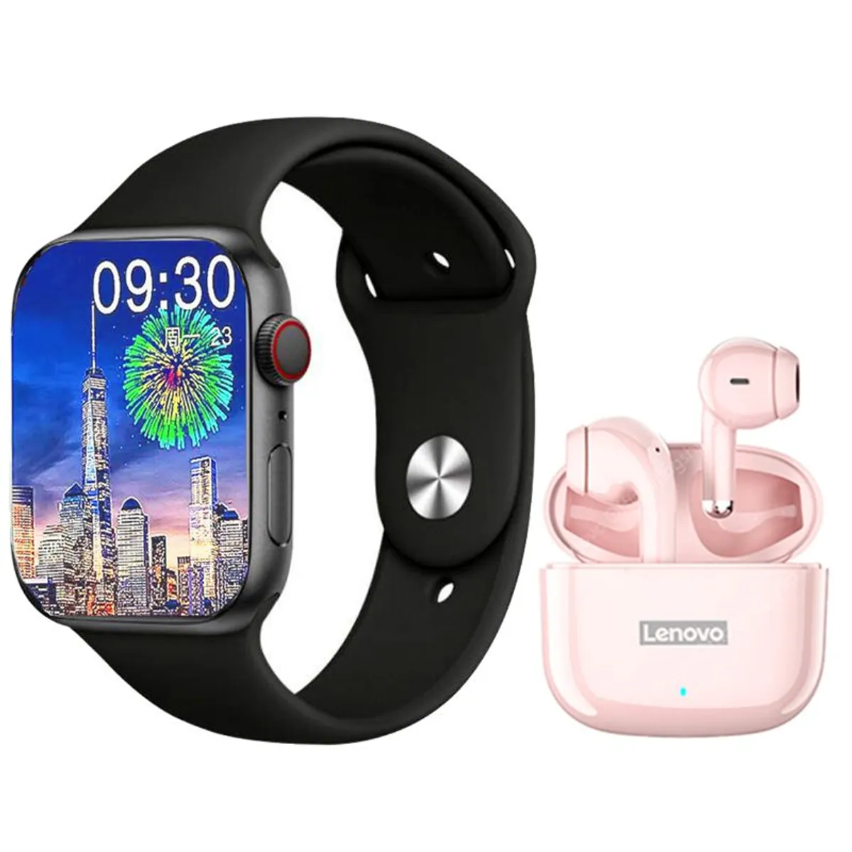 LENOVO - Audífonos Lenovo LP40 Pro Tws y Toumi watch S9 Pro Reloj inteligente