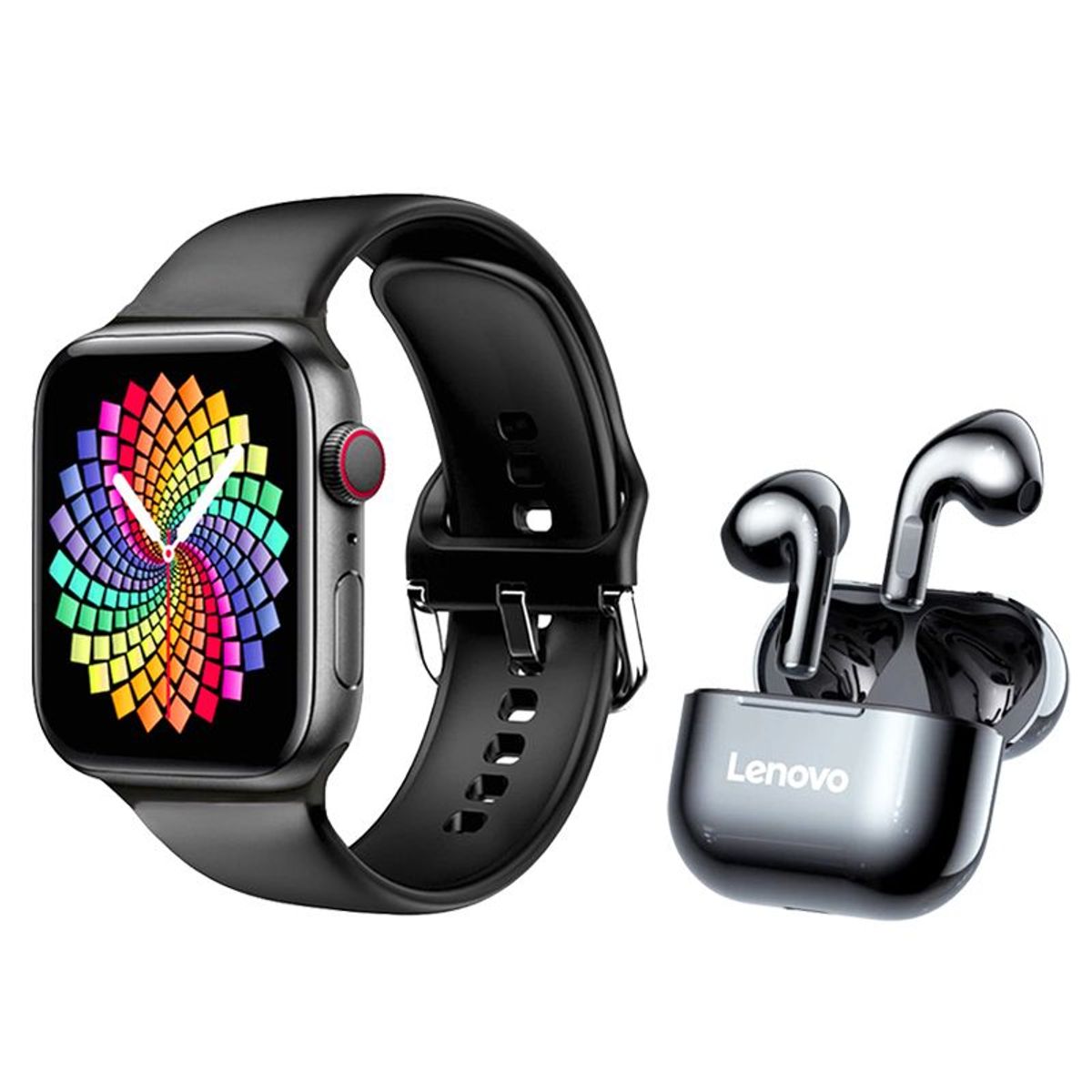 LENOVO - Audífonos Lenovo LP40 Tws y Toumi watch Reloj inteligente