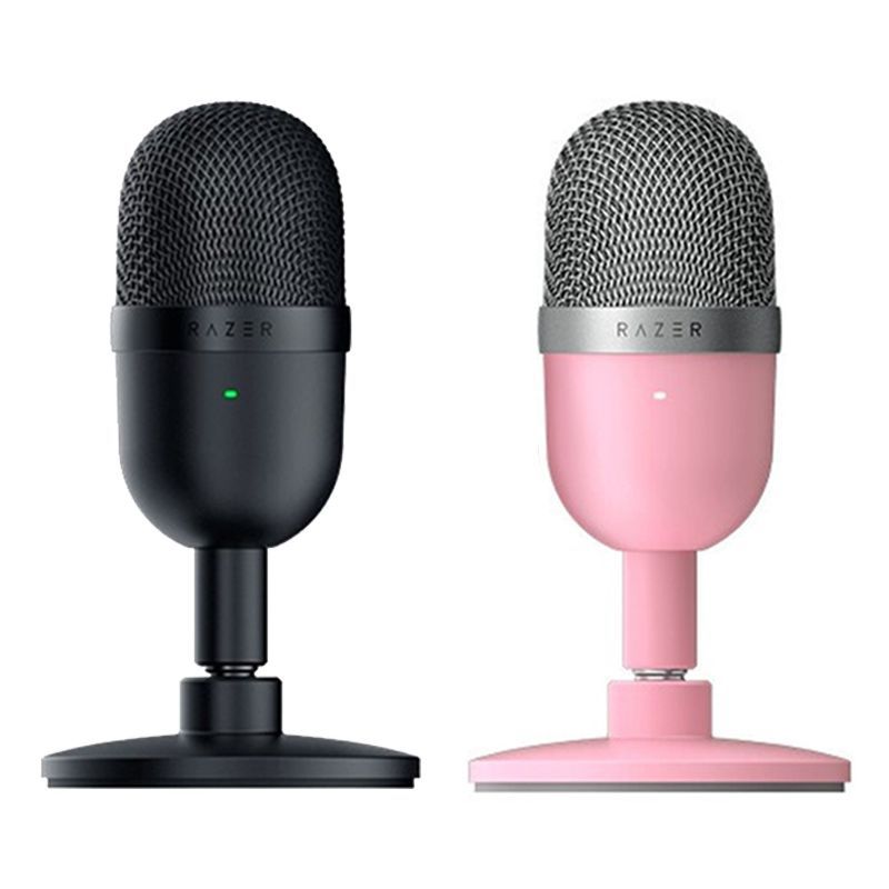 RAZER - 2Pcs Razer Seiren Mini USB Streaming Microphone Streaming-Negro y Rosa