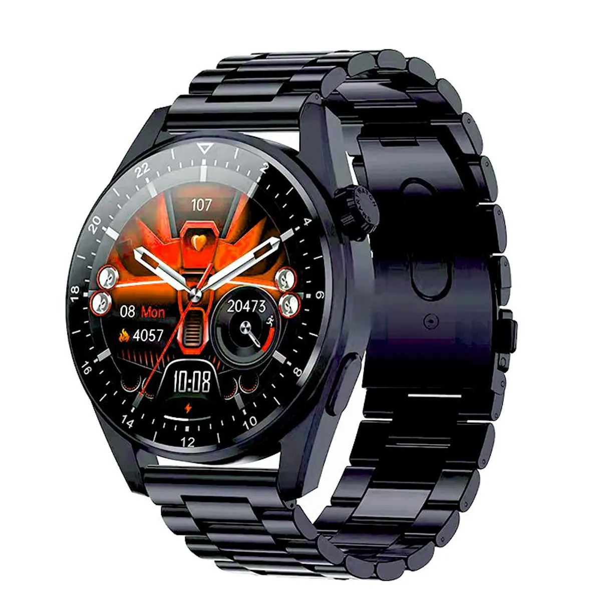 TOUMI - Toumi Watch GT-X2 Pro Bluetooth Reloj inteligente-Negro