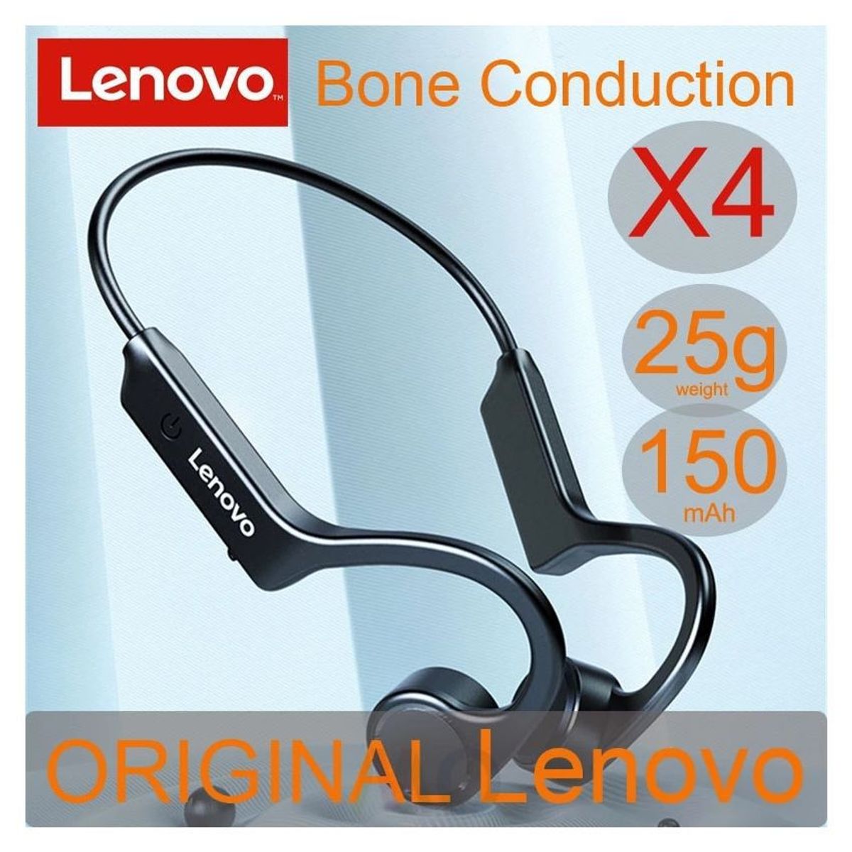 LENOVO - Lenovo X4 De Audífonos-Blanco y Toumi Watch 2 Max-Negro