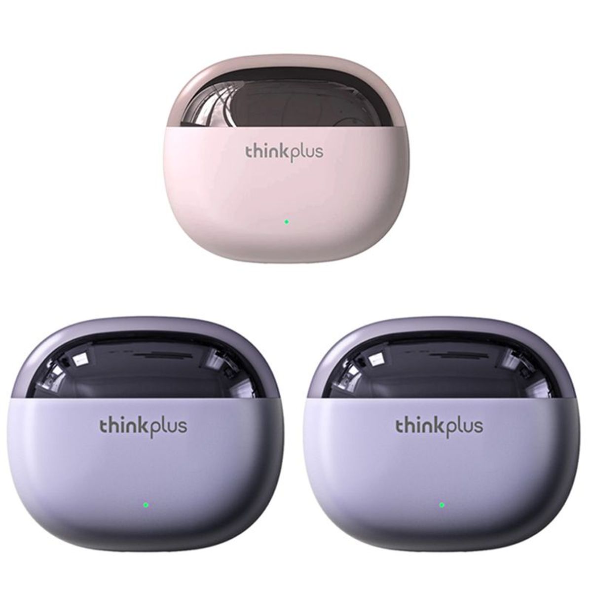 LENOVO - Set 3 De Audífonos Lenovo X15 Pro TWS Bluetooth 5.1-2Morado y 1Rosa