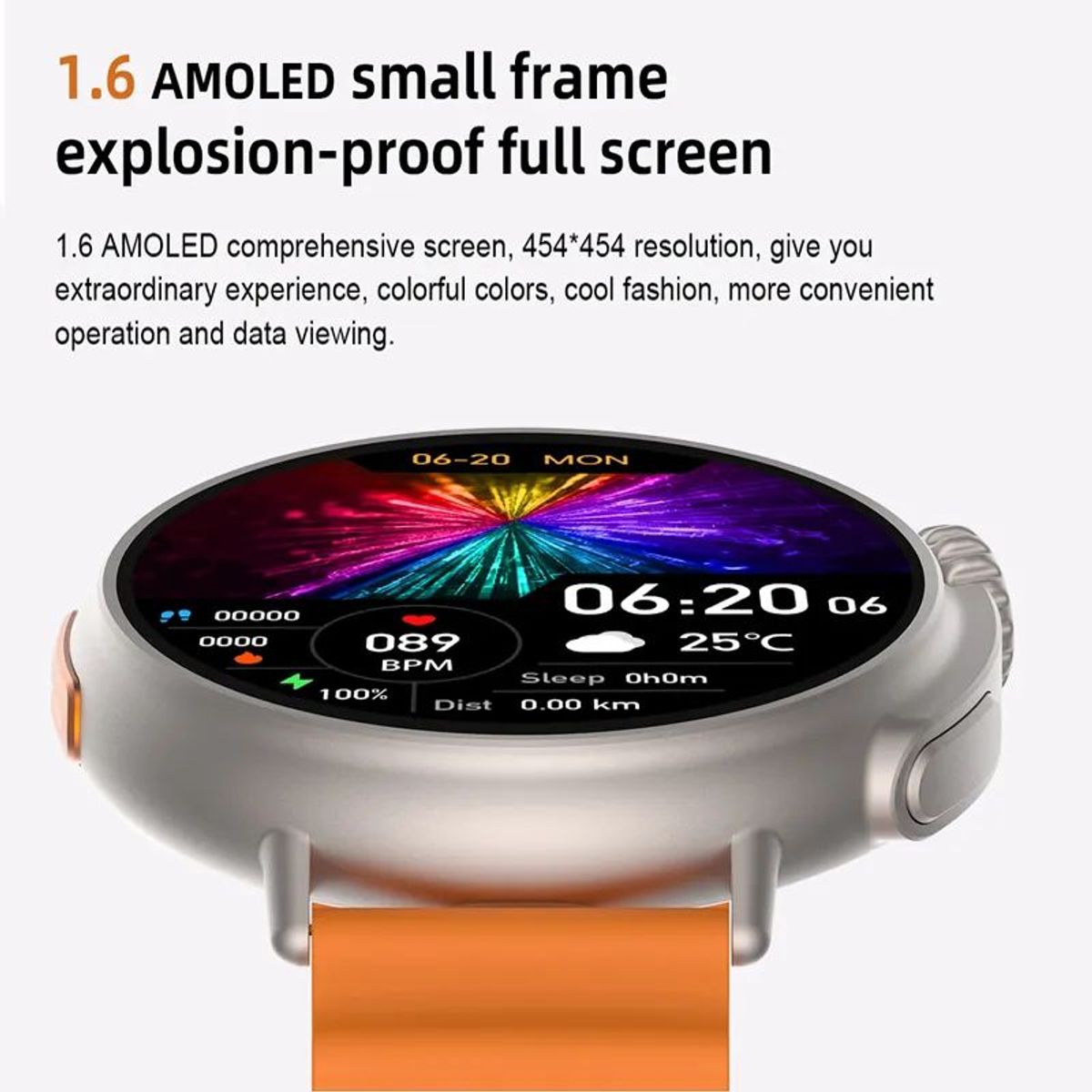 TOUMI - Toumi Watch S9 Max De 1.6 pulgadas Reloj inteligente AMOLED 454*454