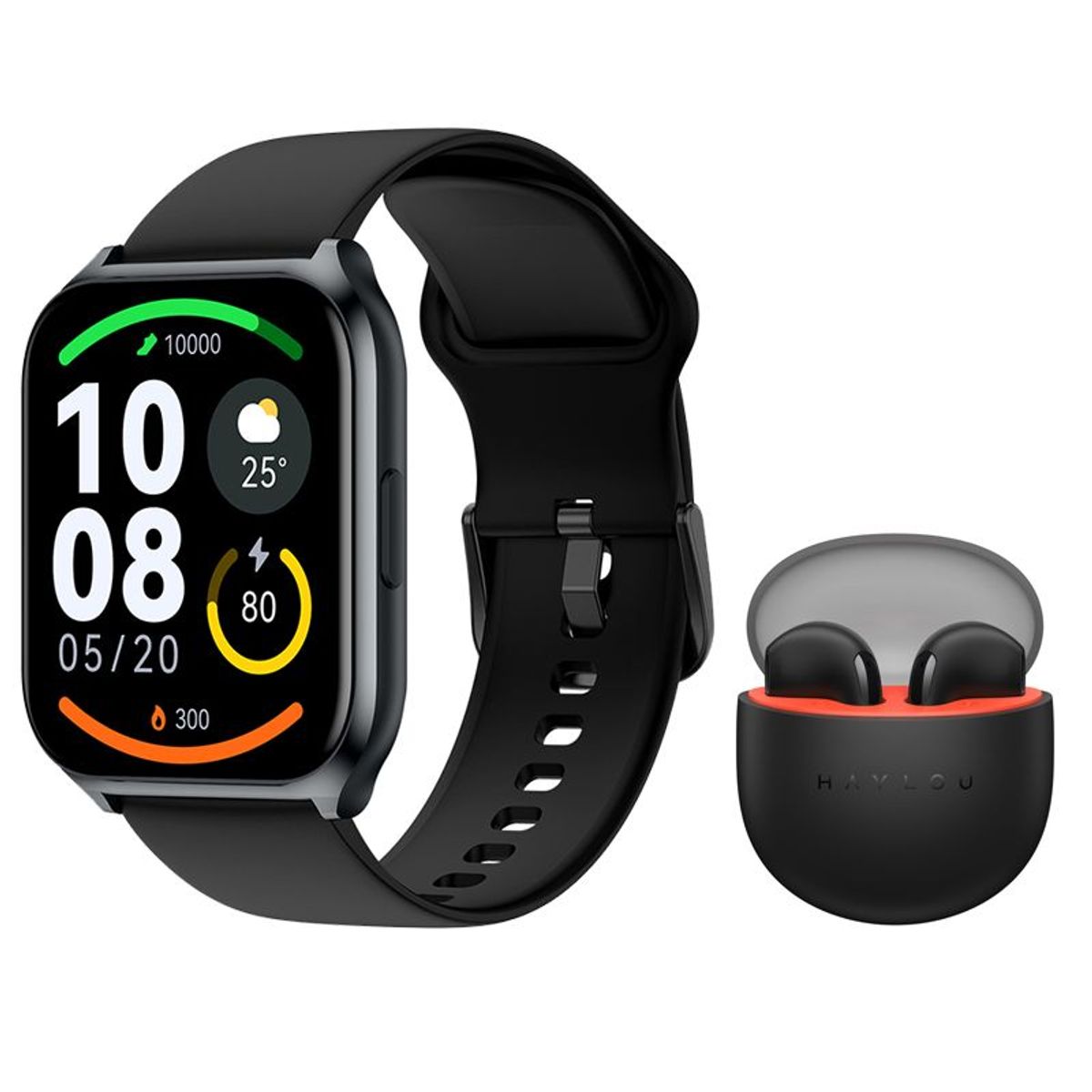 HAYLOU - Haylou X1 Neo audífonos-Negro TWS y Haylou LS02 Pro-Azul