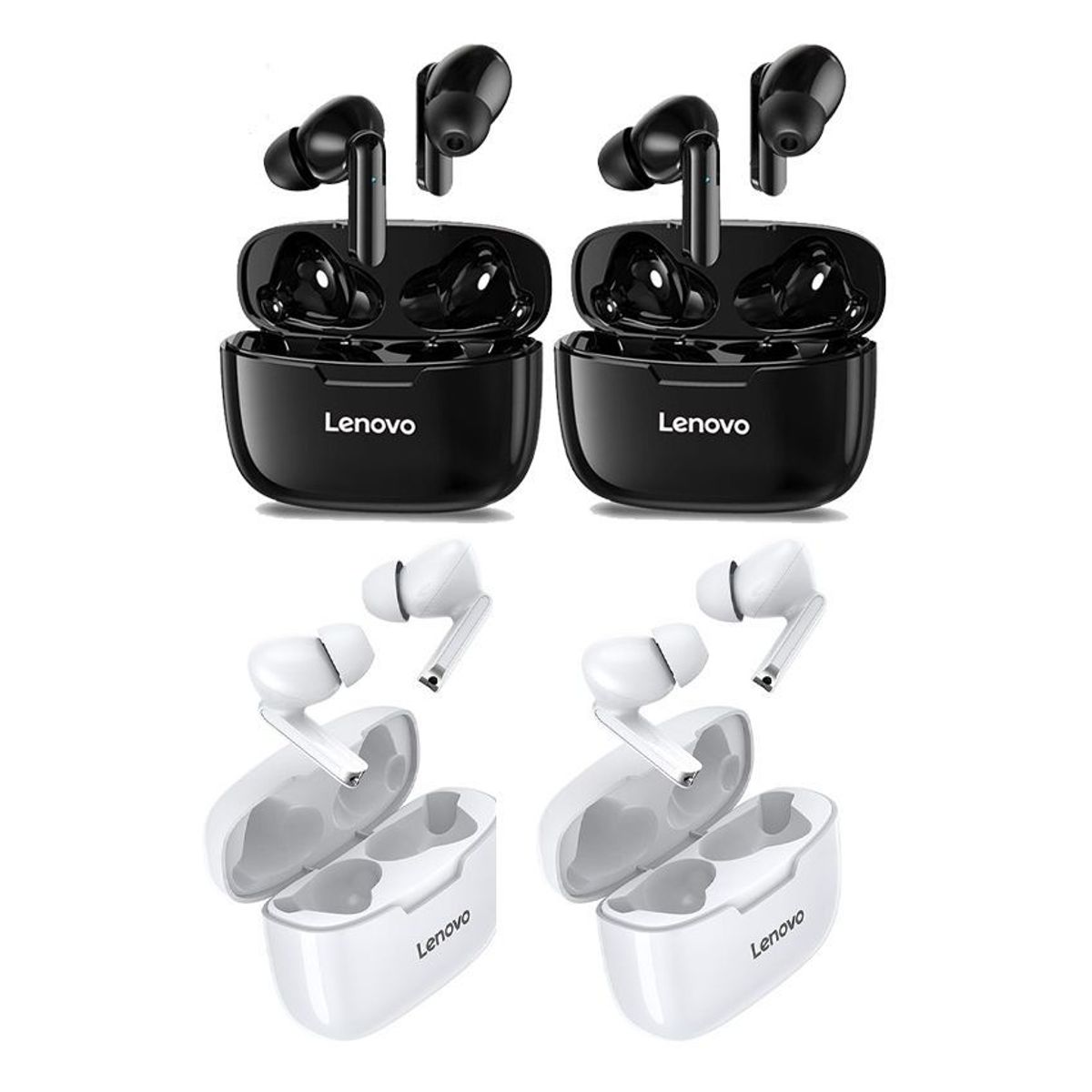 LENOVO - Audífonos Inalámbricos Combo 4 SET Lenovo XT90 Tws Bluetooth