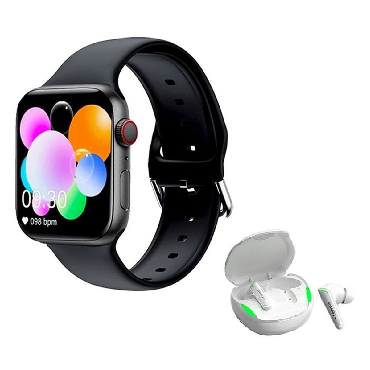 LENOVO - Audífonos Lenovo XT92 Tws y Toumi watch Reloj inteligente