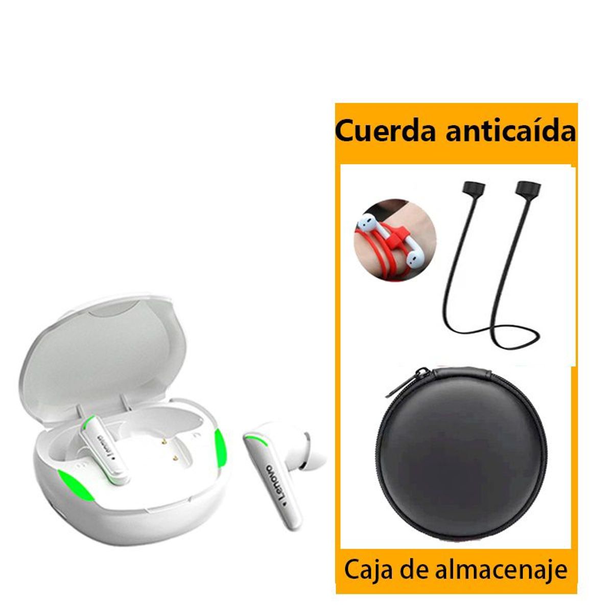 LENOVO - Lenovo XT92 Audífonos TWS y Bolsa de almacenamiento