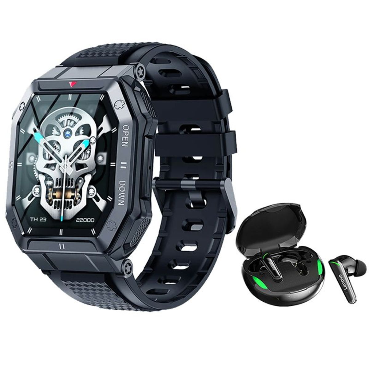LENOVO - Lenovo XT92 De Audífonos tws y Toumi GT3 Reloj inteligente