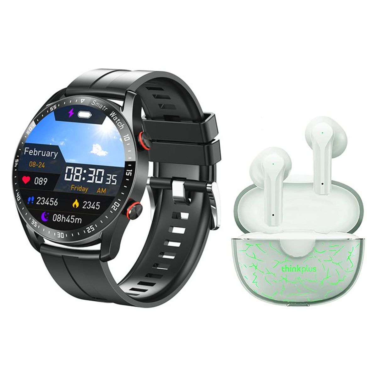 LENOVO - Audífonos Lenovo XT95 Pro De Tws y Toumi Watch GT-X Reloj inteligente