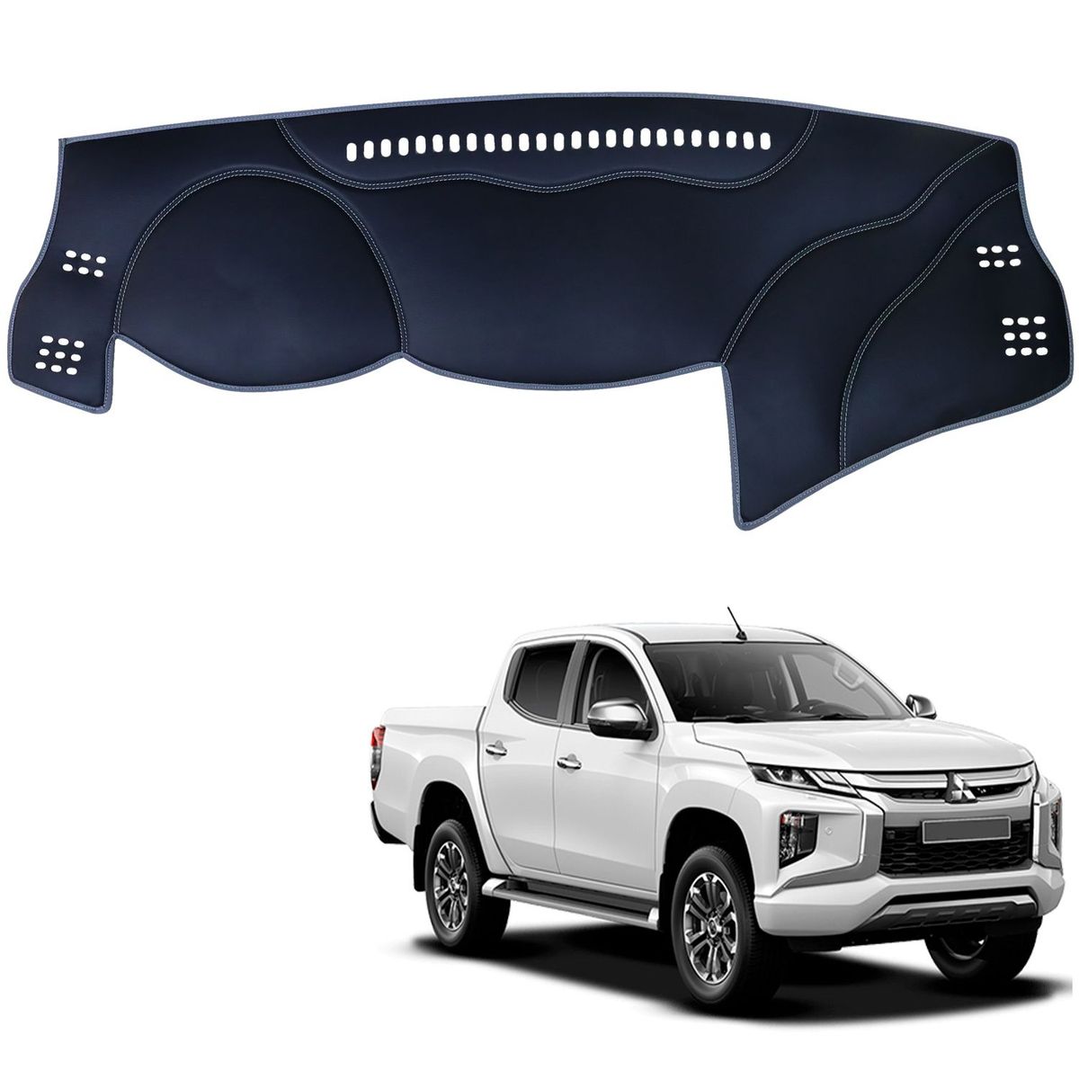 TECGO - PROTECTOR TAPETE PARA TABLERO TIPO MITSUBISHI L200 AÑO 2022