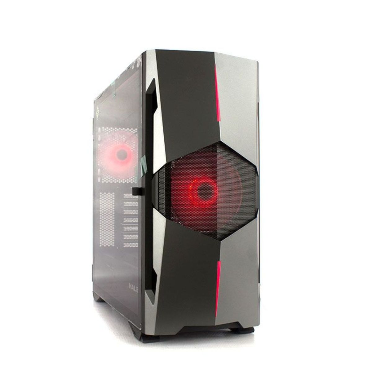 HALION - Case Space-x Gamer Atx 500w Halion Vidrio Templado