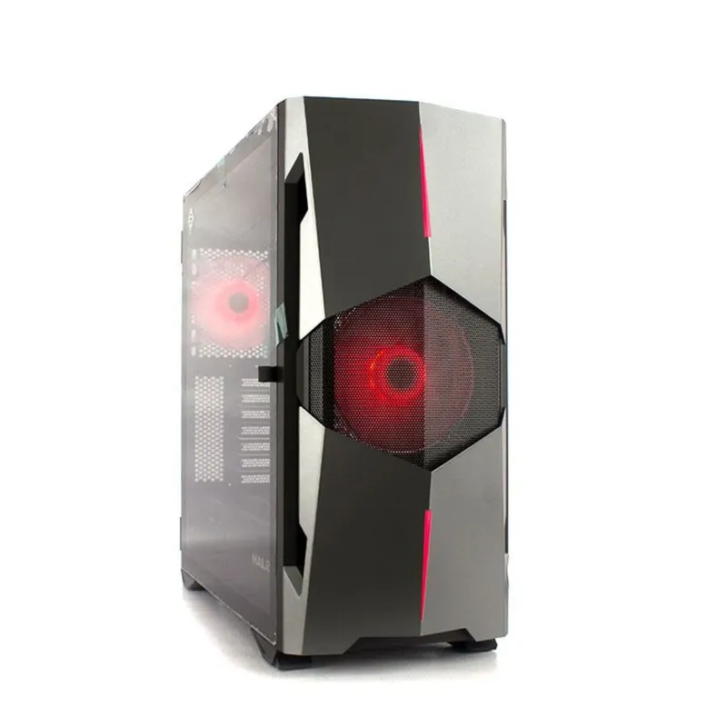 HALION - Case Space-x Gamer Atx 500w Halion Vidrio Templado