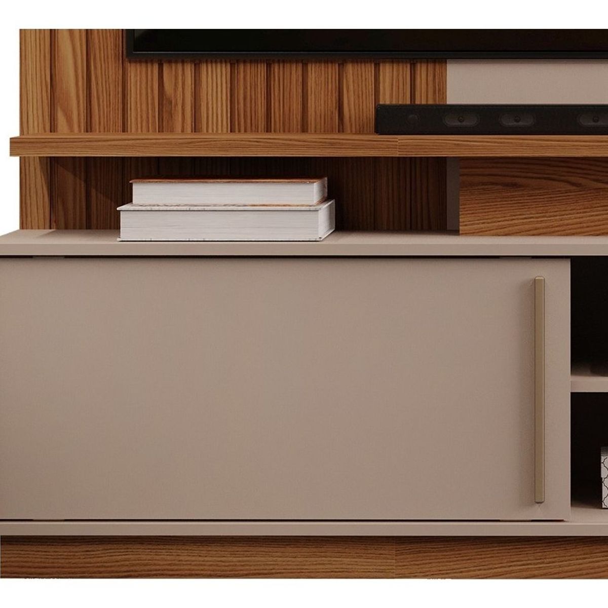 PAZART MUEBLES - Centro De Entretenimiento Panel Menorca Moca 55