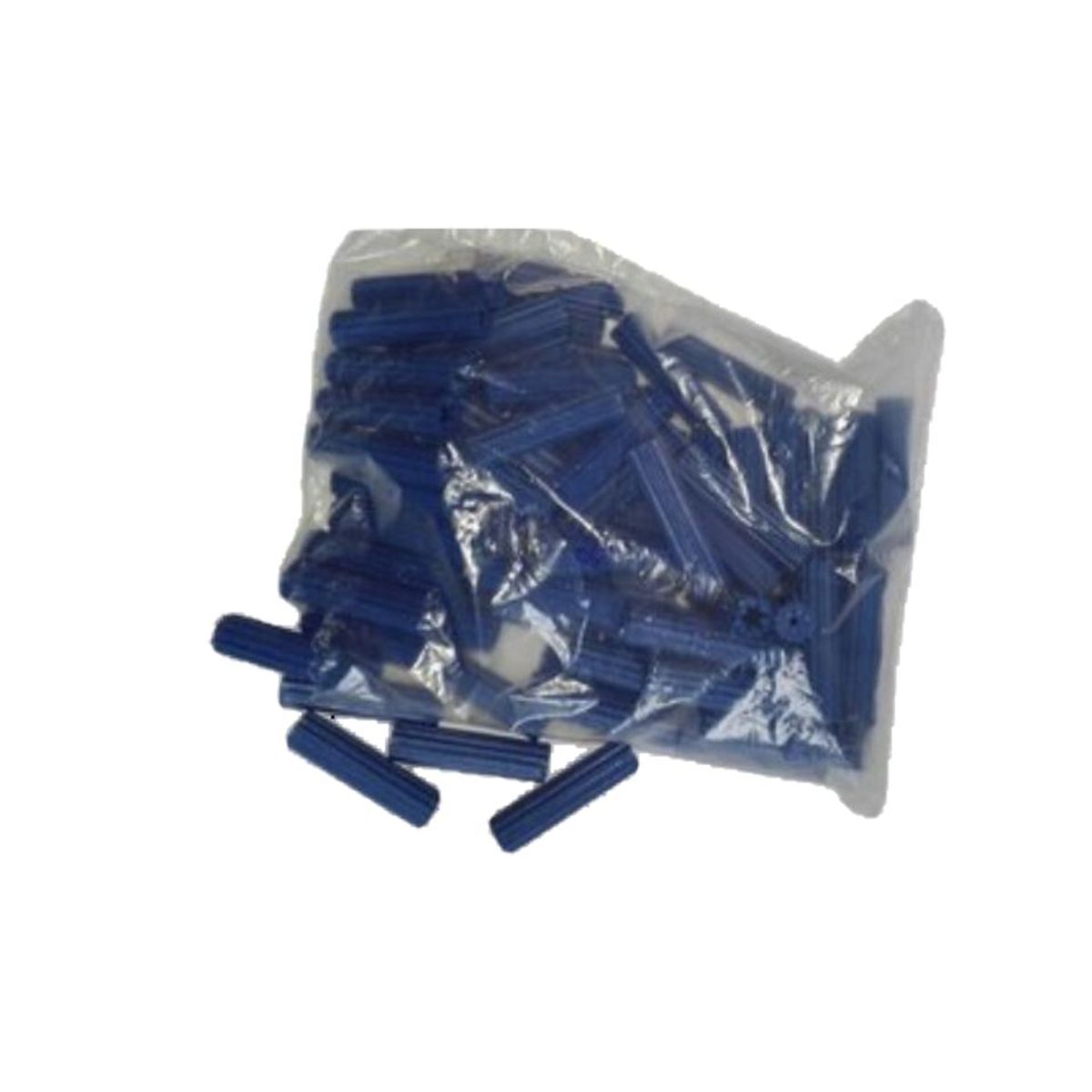 C AND A TOOLS - Tarugo de PVC 5/16" x 100 unidades - Azul