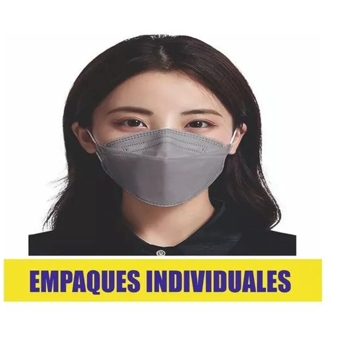 GENERICO - MASCARILLA KN95 FISH GRIS x 20 Unidades