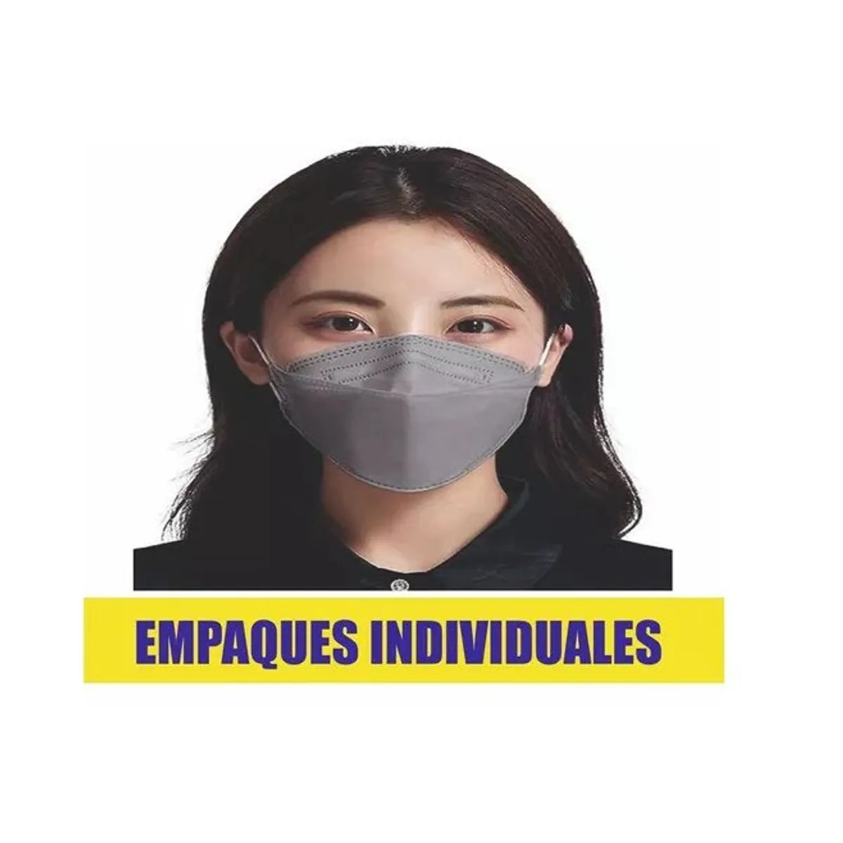 GENERICO - MASCARILLA KN95 FISH GRIS x 20 Unidades