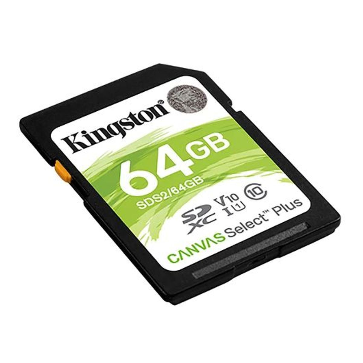 KINGSTON - Memoria SD Kingston 64GB Canvas Select Plus UHS-I 100Mbs