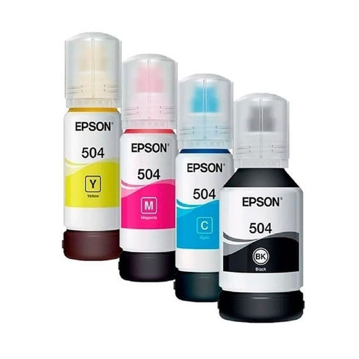 EPSON - Combo kit Tinta Epson T504 04 COLORES Negro Cyan- Magenta-Yellow