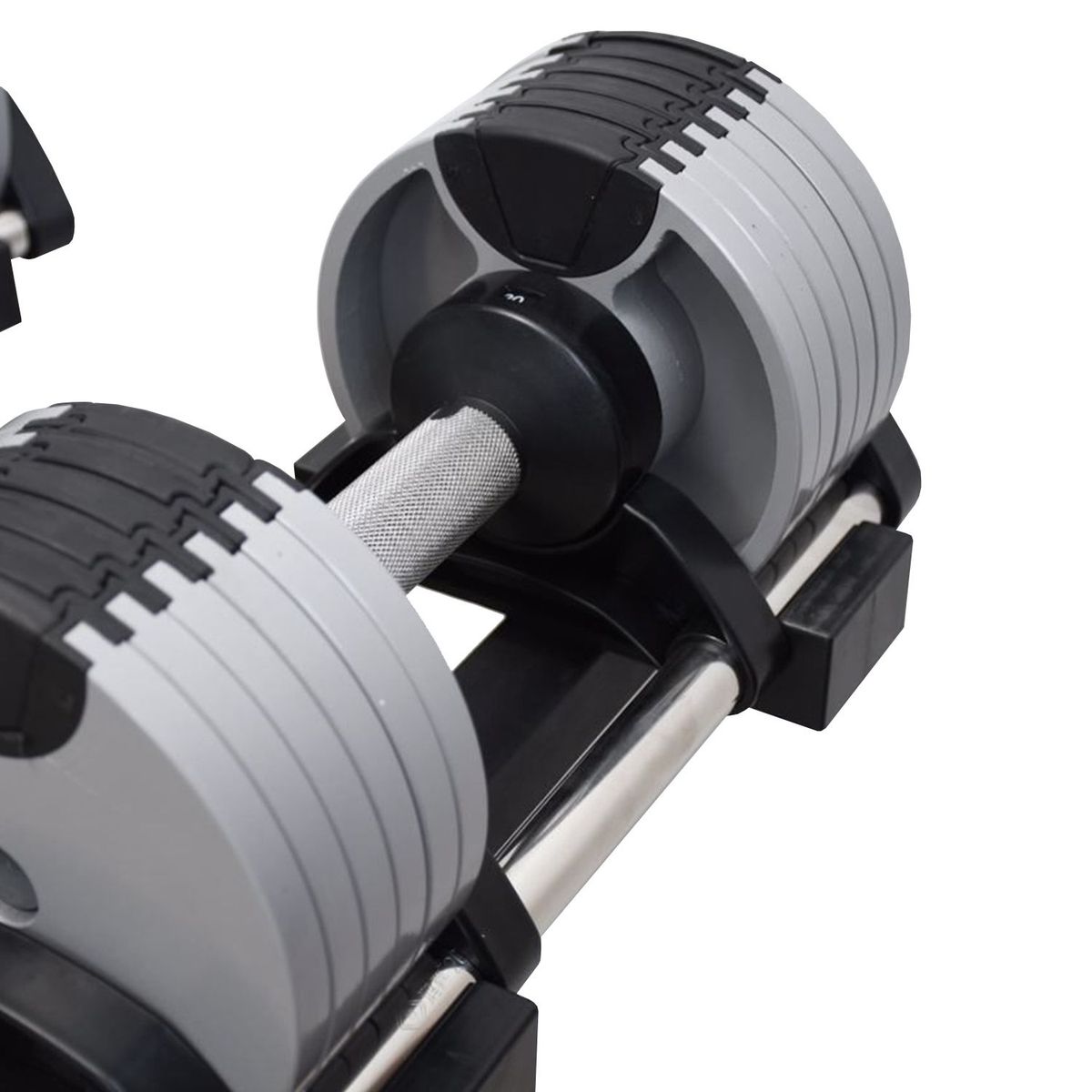 GENERICO - Set de mancuernas regulables en peso hasta 20kg por lado