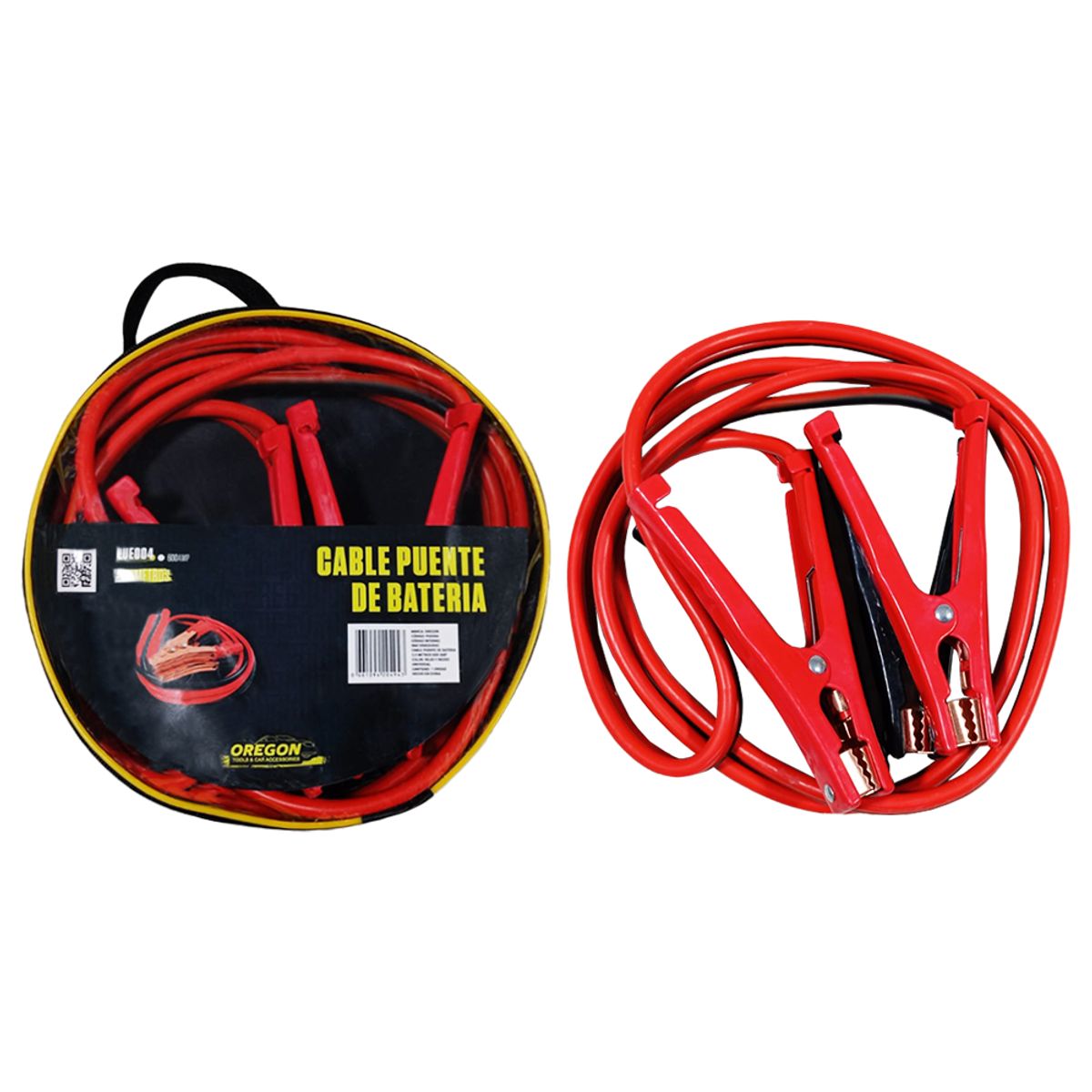 OREGON - Cable Batería 600 Amp Pasacorriente de Arranque Cocodrilo