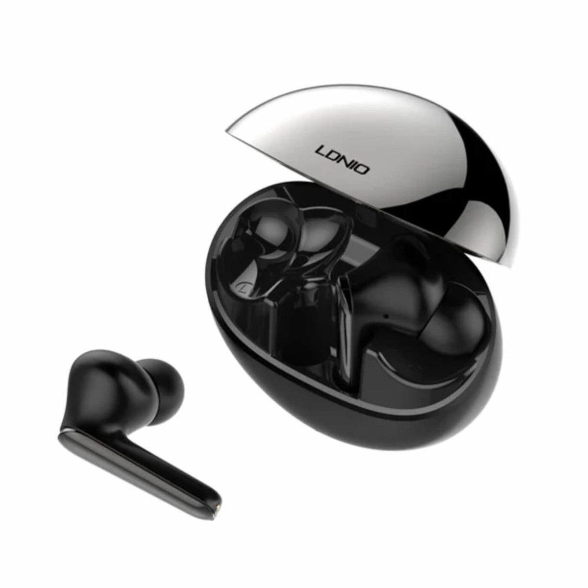 LDNIO - Auriculares Inalámbricos Earbuds T01 Audífonos Bluetooth Negro