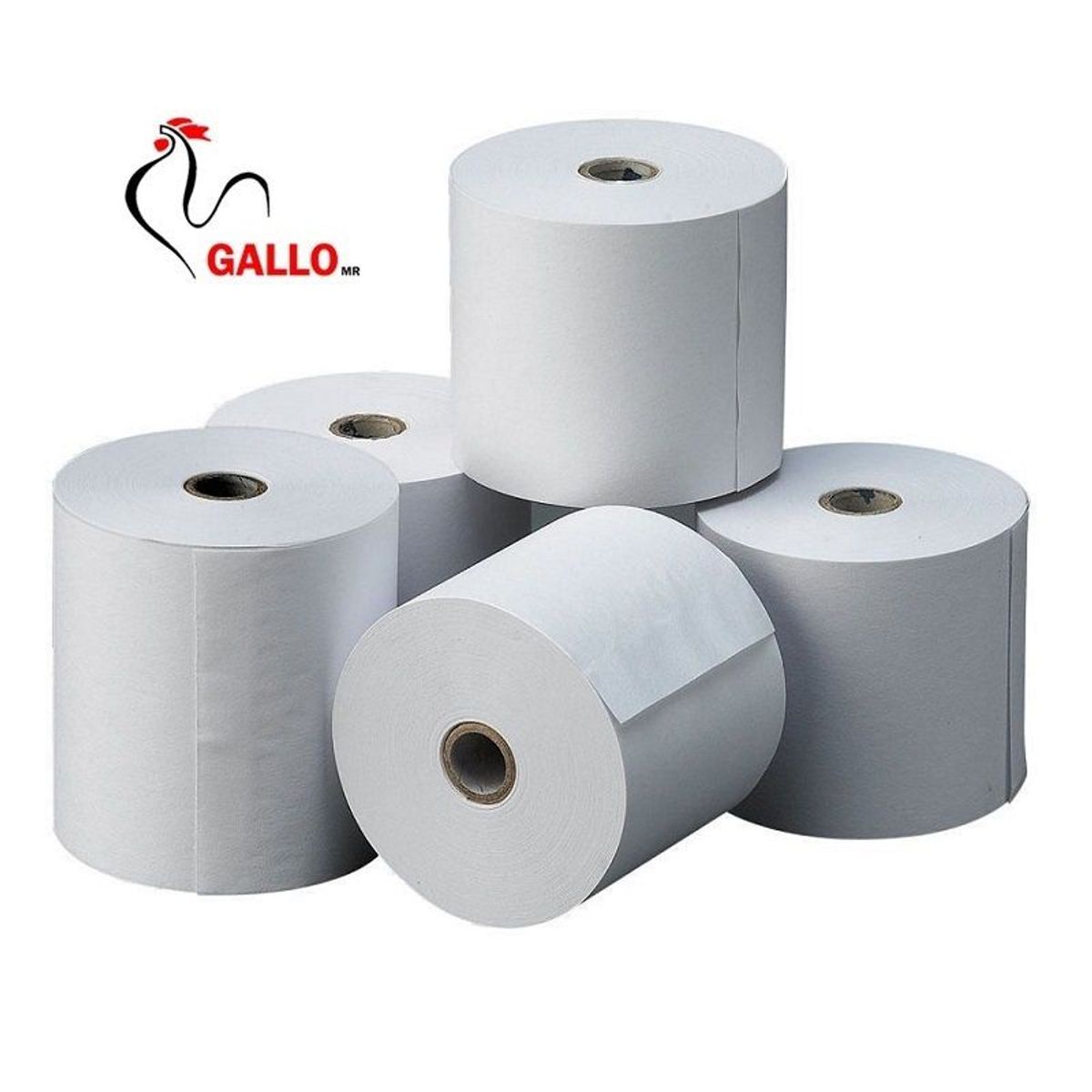 GALLOS - Papel Termico Contometro Gallo 80mm x 83mts 48 gr