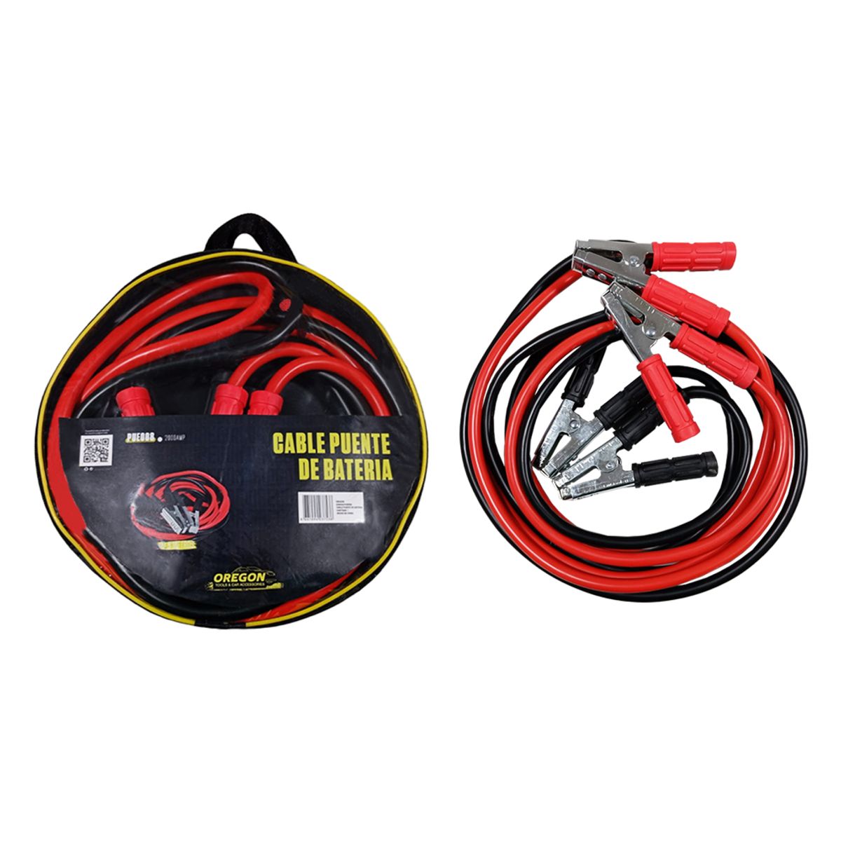 OREGON - Cable Batería 2500 Amp Pasacorriente de Arranque Cocodrilo