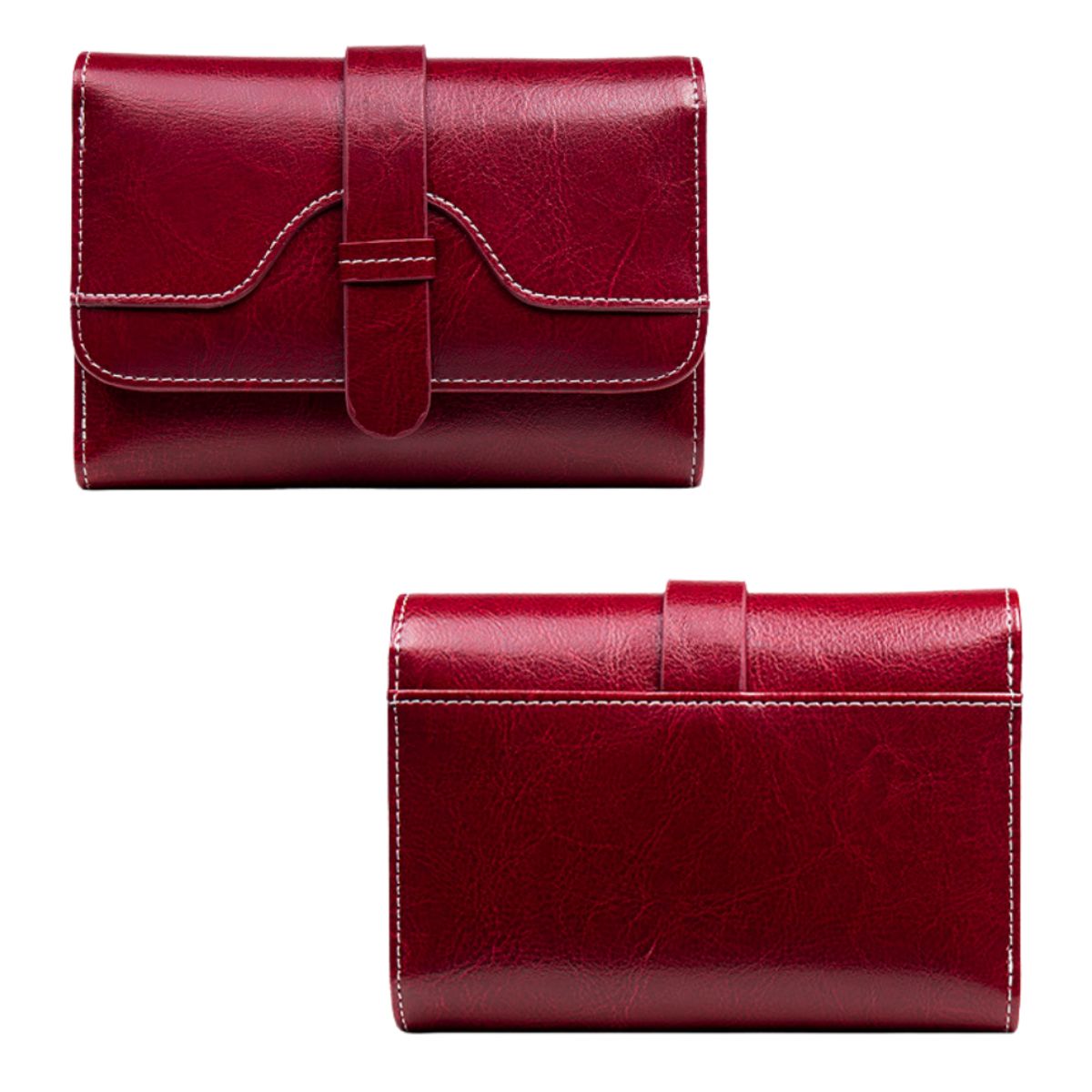 ARMUZ - Billetera de Cuero Vacuno con RFID WALX03 Mujer