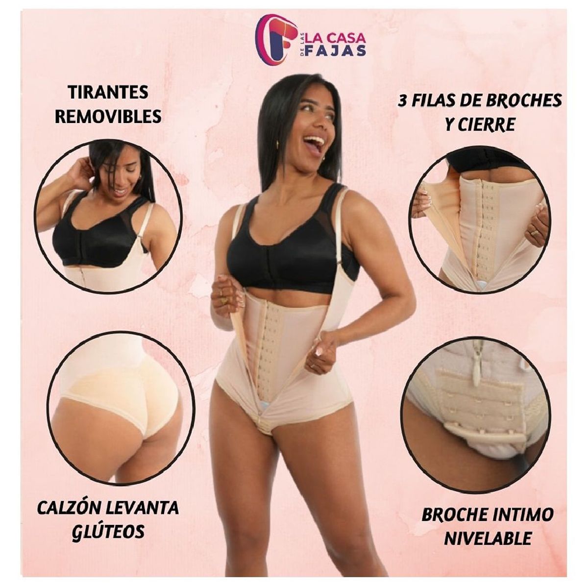 OTTOWARE - Body Tirantes Removibles Doble Compresión
