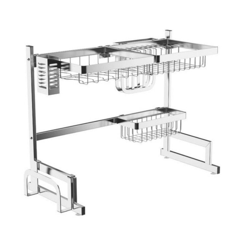 GENERICO - Escurridor de platos y utensilios de 65cm de acero inoxidable