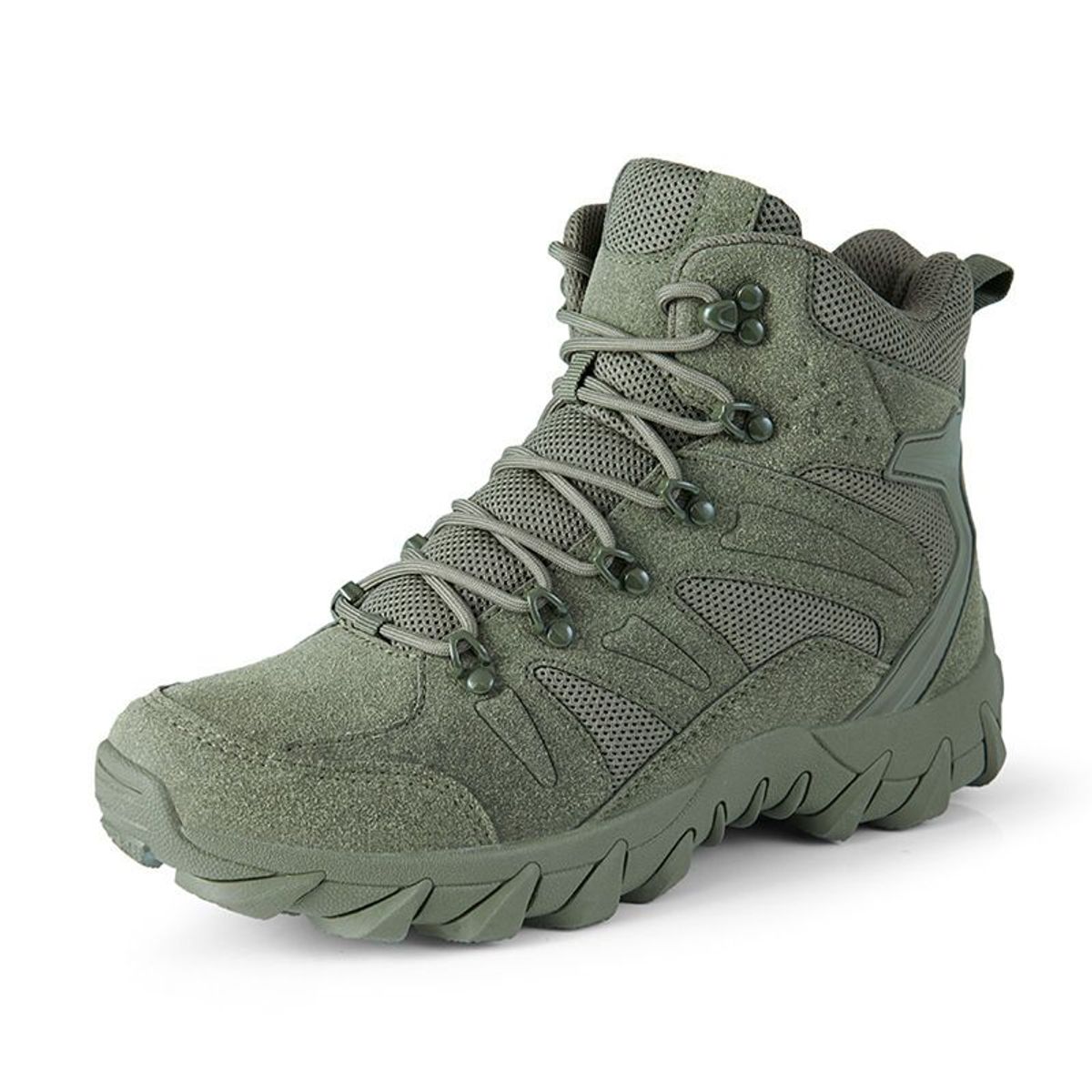 BLWOENS - Botas Militares Blwoens Hombre Verde - Sintético Goma