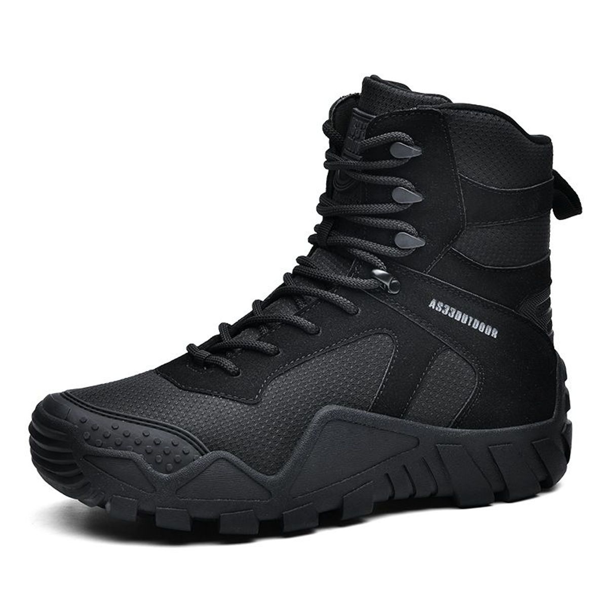 BLWOENS - Botas Militares Blwoens Hombre Negras - Resistentes Y Con Suela De Goma