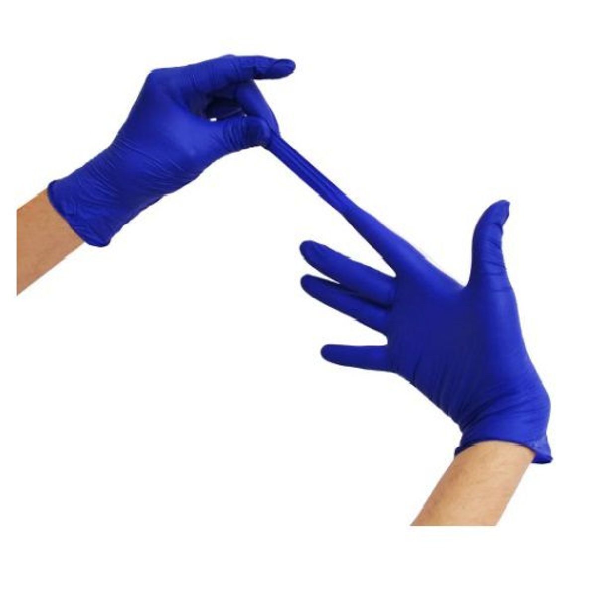 GENERICO - GUANTES DE NITRILO AZUL TALLA "L" CAJA X 100 UNIDADES