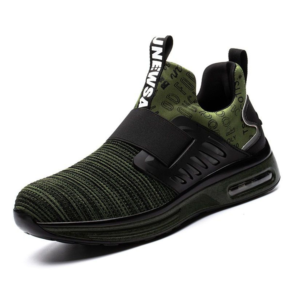 BLWOENS - Zapatos de Seguridad ligeros para hombres cómodos trabajo - Verde