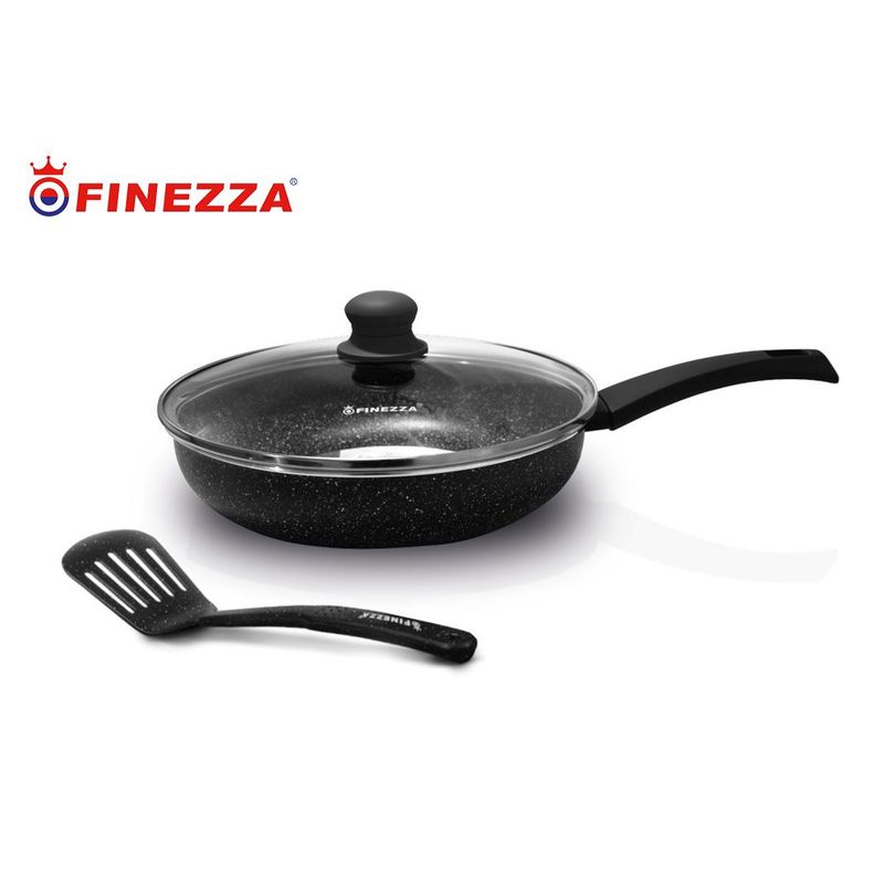 FINEZZA - Sarten Granito   con Tapa 28 cm p/ inducción