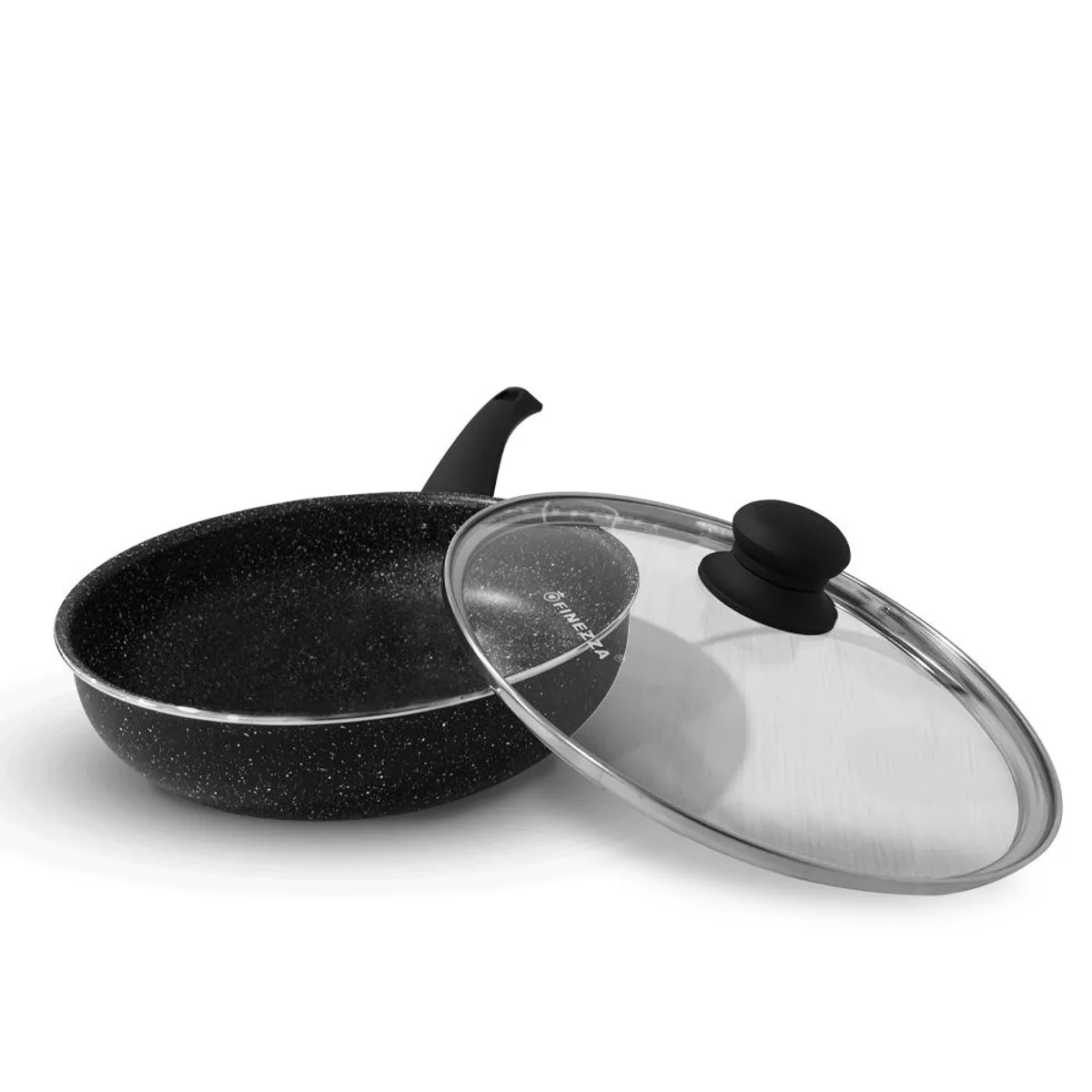 FINEZZA - Sarten Granito   con Tapa 28 cm  y espatula FINEZZA