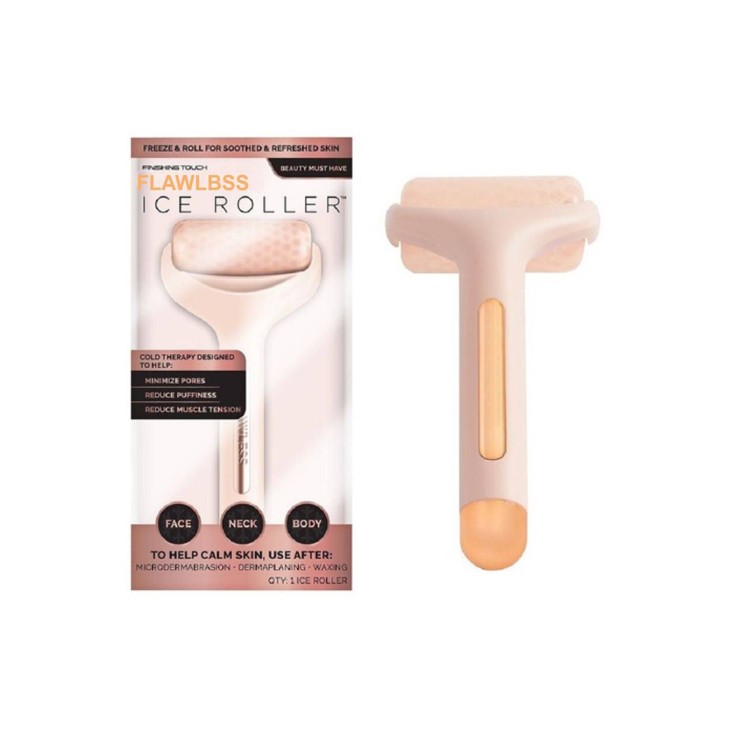 Rodillo de Hielo Facial ICE ROLLER Hieloterapia en Frio Hielo