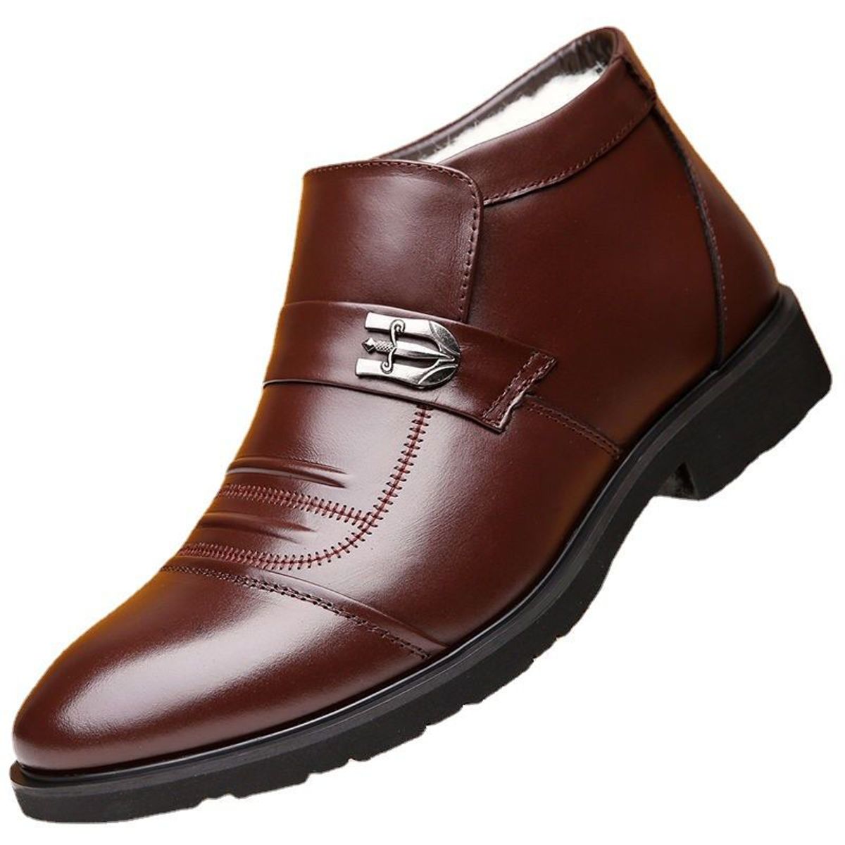 BLWOENS - Zapatillas para hombres deportivas de ocio personalidad retro-Marrón