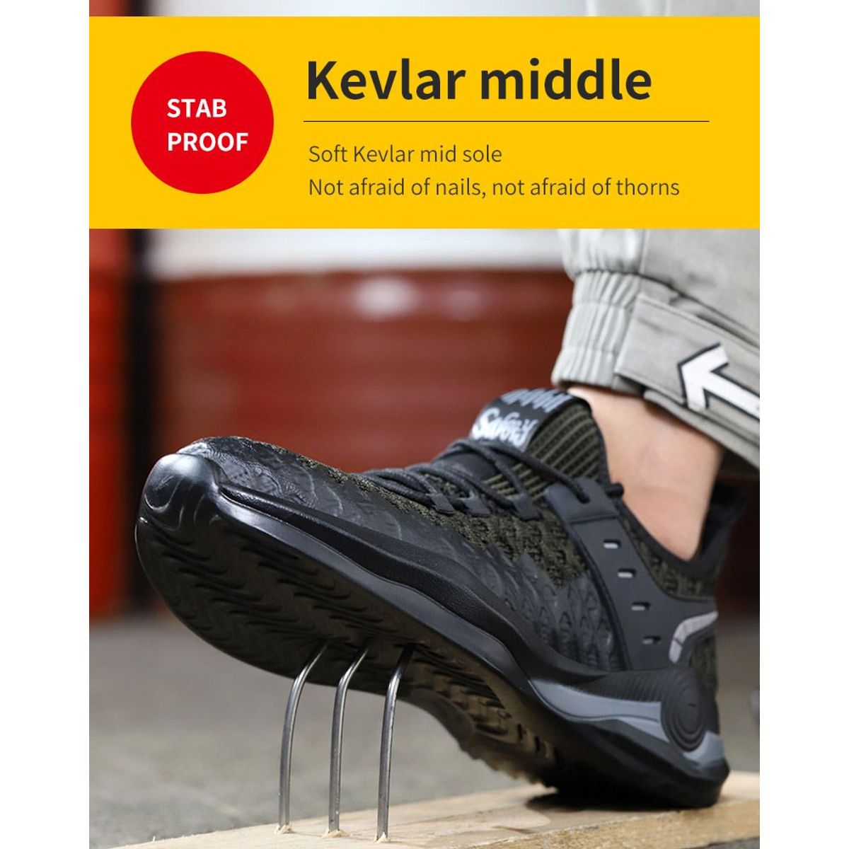 BLWOENS - Zapatos De Trabajo Hombre Seguridad Y Antipinchazos zapatos