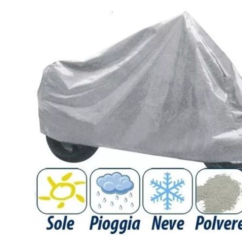 GENERICO - Forro Funda  Moto Impermeable  Large grueso calidad A1