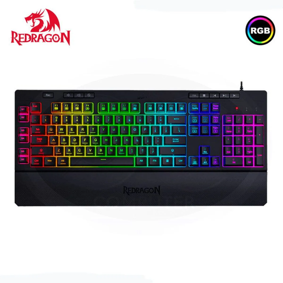 REDRAGON - SHIVA K512RGB-SP Teclado Semi Mecánico Gamer Redragon