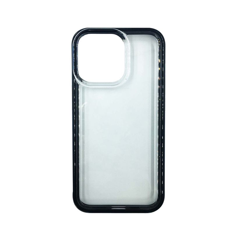 GENERICO - Case Lifeproof Slam Iphone 13 Clear Borde Negro