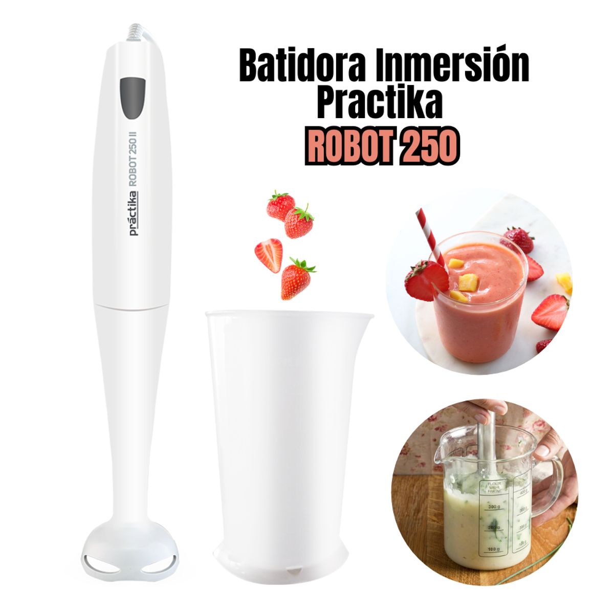 PRACTIKA - Batidora De Inmersión Practika ROBOT 250