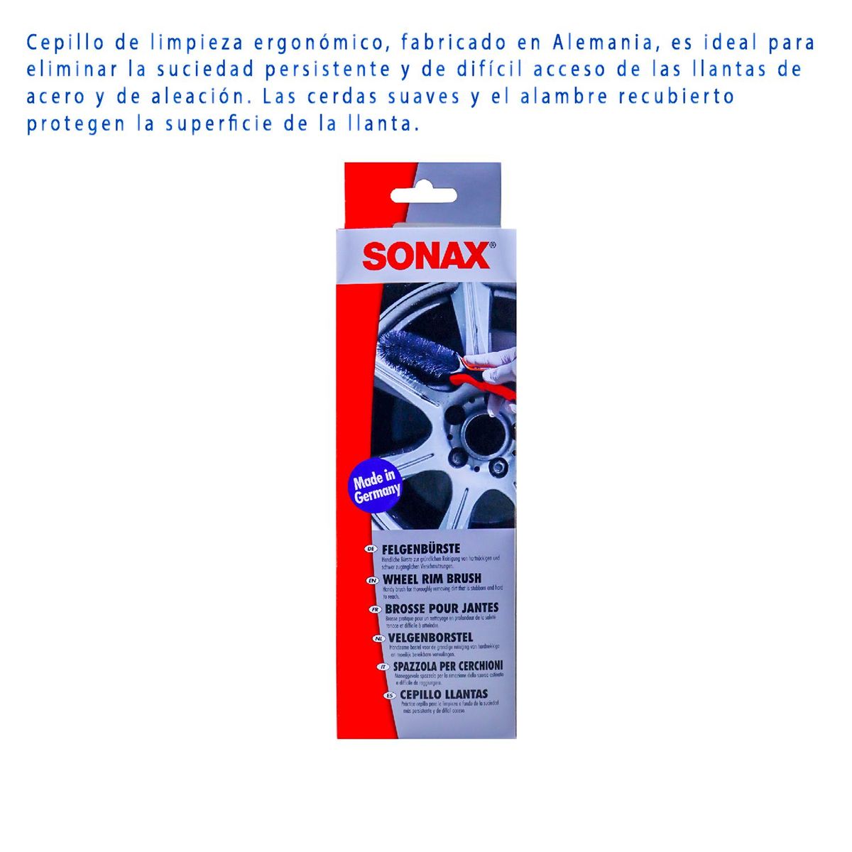 SONAX - CEPILLO ESCOBILLA DE LLANTAS SONAX